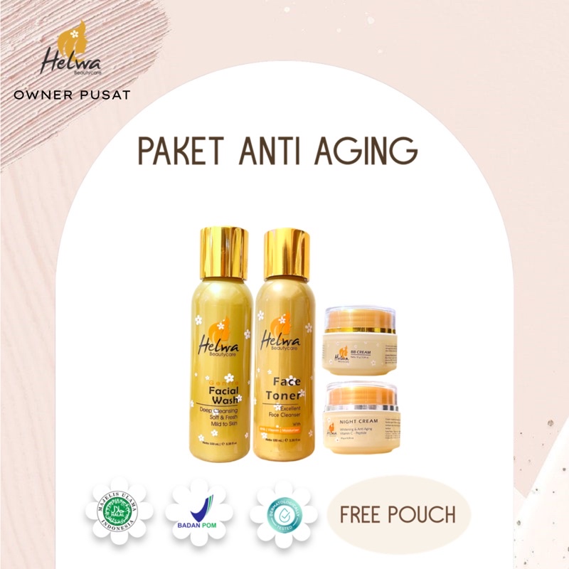 PAKET ANTI AGING N WHITENING Helwa Beautycare