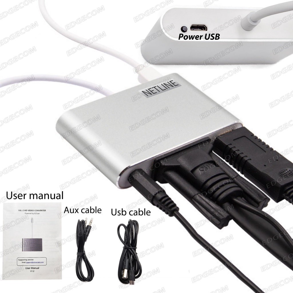 Lightning to HDTV / VGA Audio Display adapter