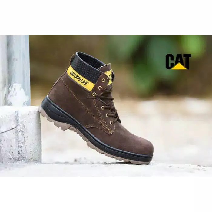 Sepatu CAT SAFTY   / sepatu boots / sepatu gunung / sepatu hiking / sepatu safty gibel