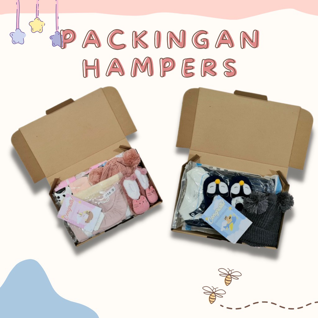 PACKIGAN HAMPERS FREE KARTU UCAPAN / HAMPERS BAYI / KADO BAYI