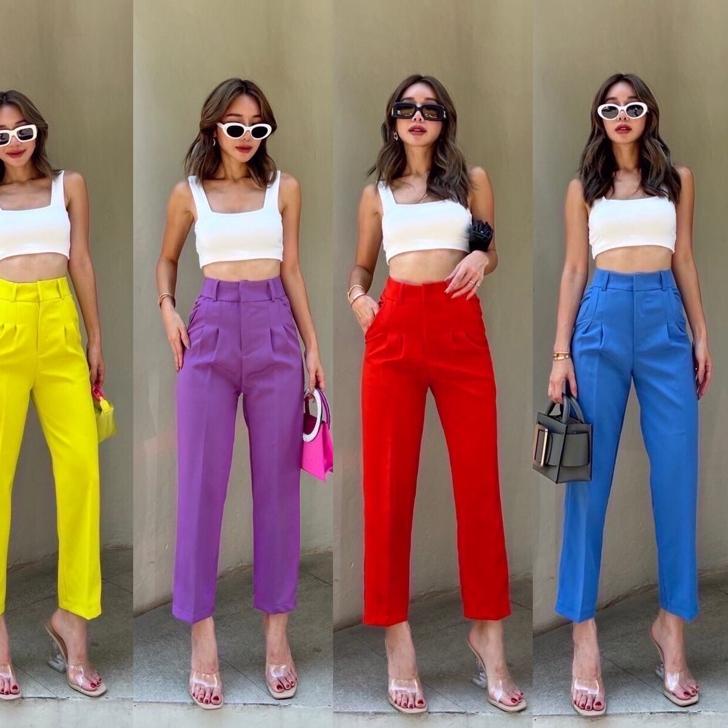 Promo READYSTOCK LUPITA HW PANTS PROMTHONG / CELANA WANITA IMPORT BANGKOK kwalitas oke