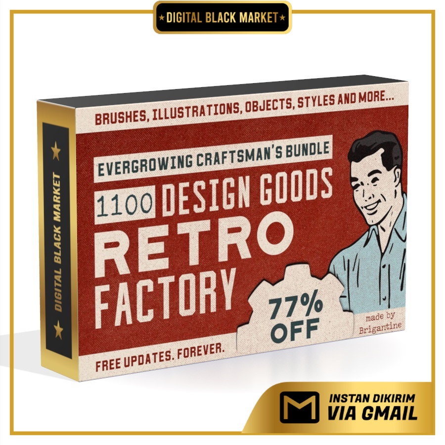 Retro Factory Bundle - Vector Designs