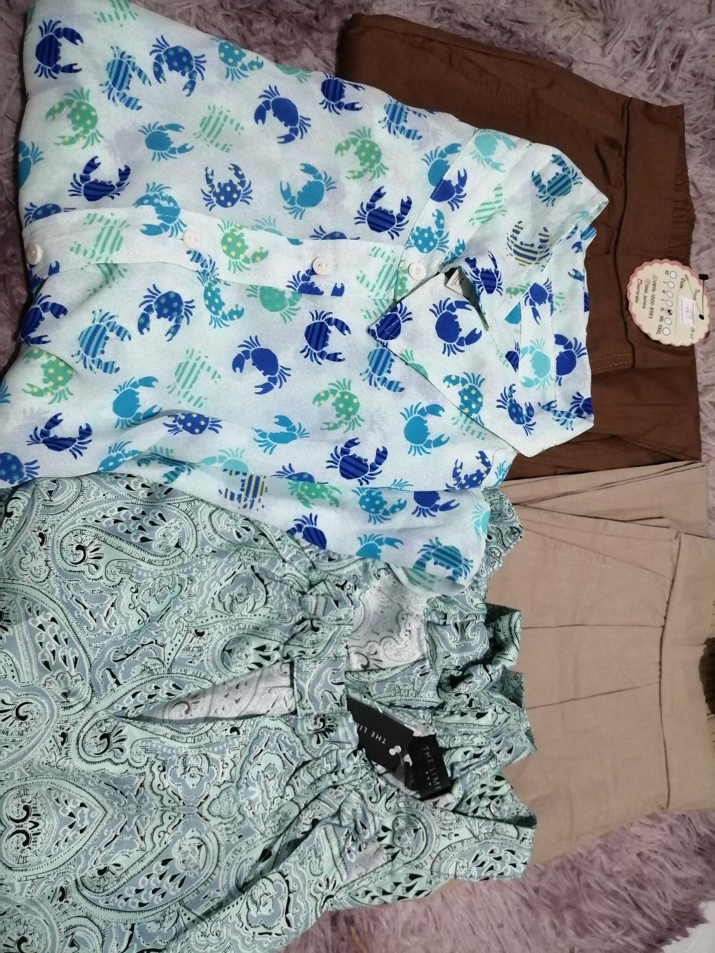 2685 - Talbots Printed Sleeveless Blouse | Tanktop Kerah