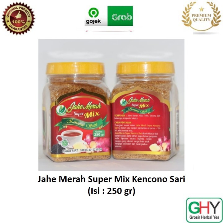 

Jahe Merah Super Mix Kencono Sari 250 gram - Minuman Sehat dan Hangat