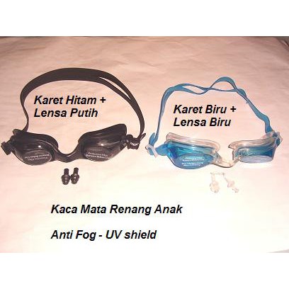 Kaca Mata Renang Anak + tutup telinga