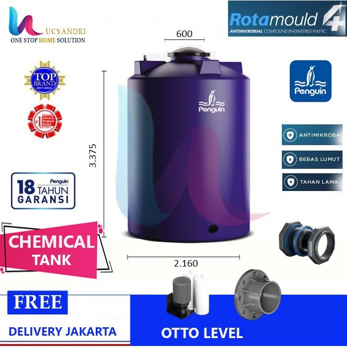 Tangki Air Penguin TB 1000 Kimia Chemical Tandon Toren