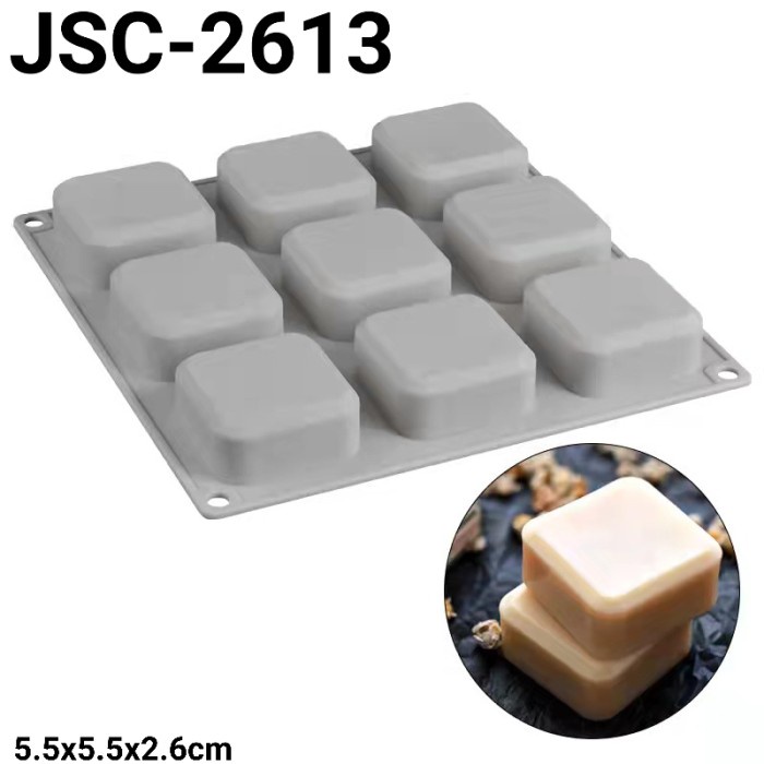 

JSC-2613 CETAKAN SILIKON PUDDING ENTREMET CREAM CAKE KOTAK PERSEGI HEMAT