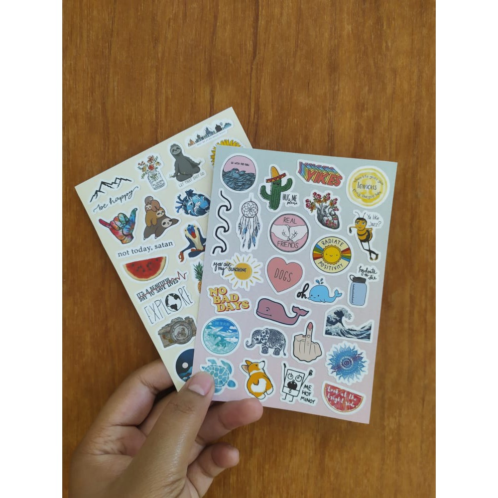 (PART 1) STICKER TUMBLR AESTHETIC STIKER LAPTOP STIKER CASE HP MURAH-6