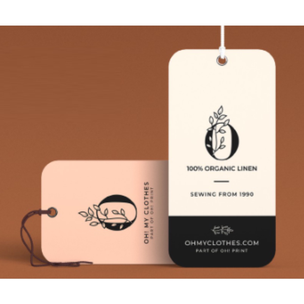 

Label Hangtag Baju / Hang Tag Baju / Hang Tag Custom / Hang Tag Premium