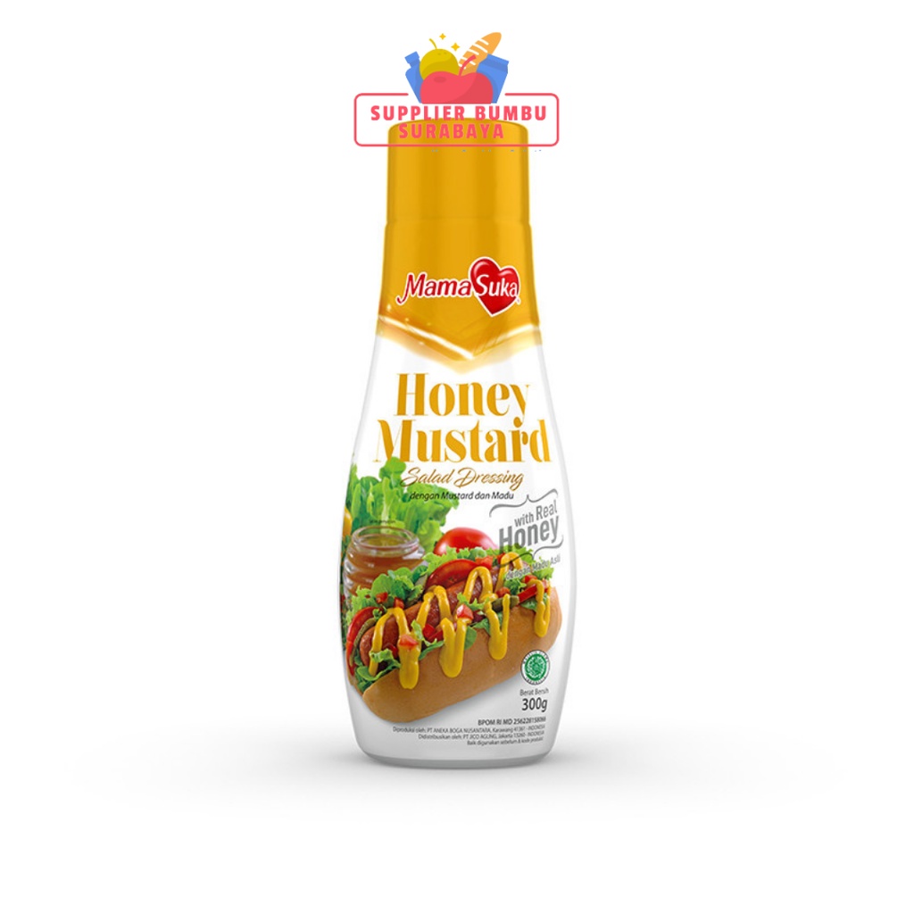 MamaSuka Salad Dressing Thousand Island Roasted Sesame Honey Mustard Hot Lava Cheesy Mayonaise Botol 300g