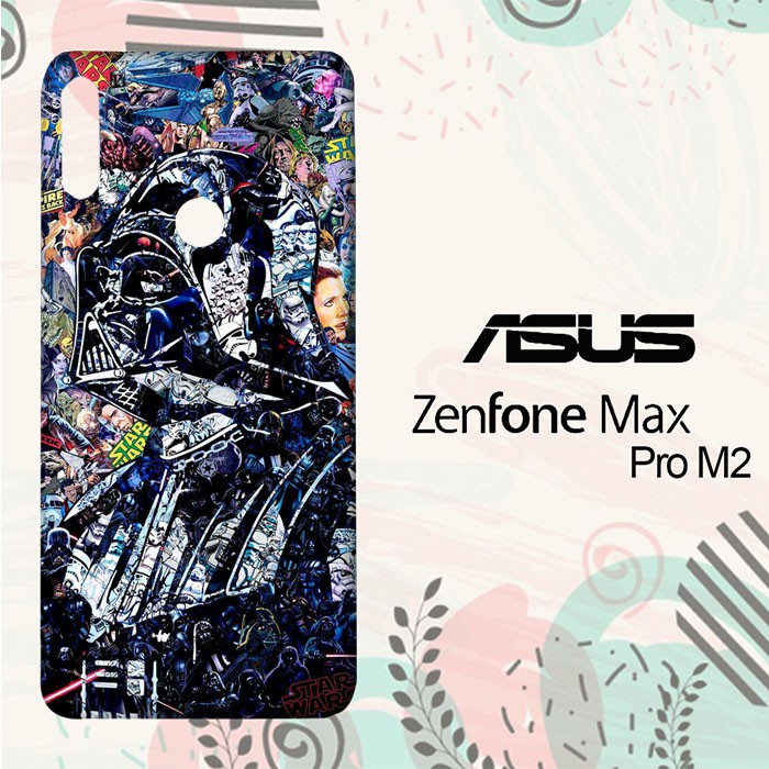 Casing Asus Zenfone Max Pro M2 Custom Hardcase Hp Star Wars Death Vader Wallpaper Li0424