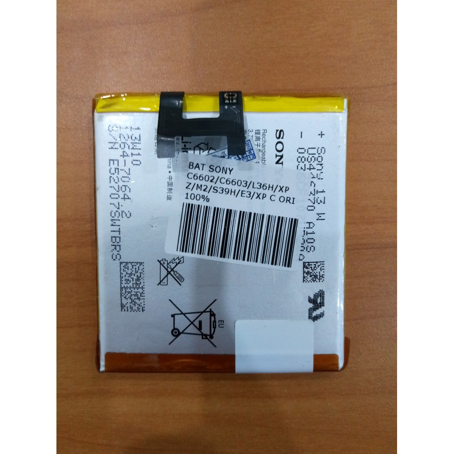 BATERAI SONY C6602/C6603/L36H ORI/XPERIA Z/M2/E3