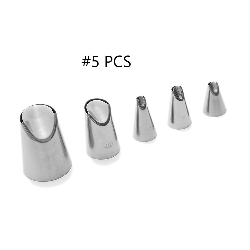 Populer 1pc/5 PCS Russian Nozzle Pastry Bunga Baking Icing Piping Tips
