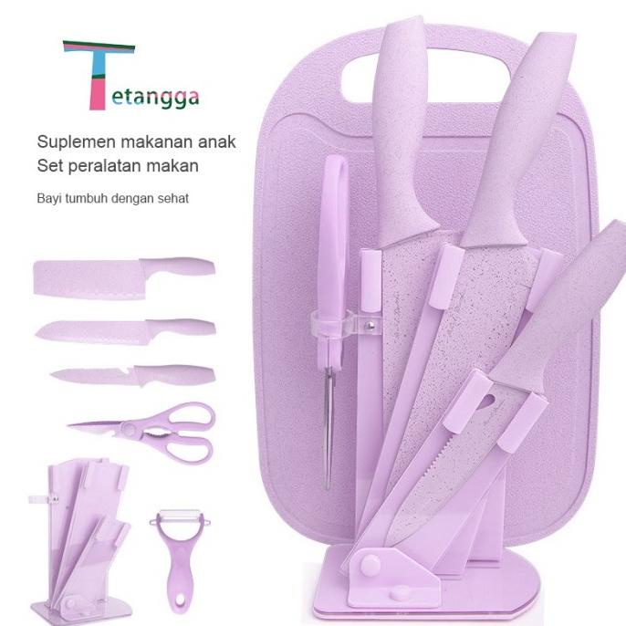 

Set Pisau Dapur Tetangga Pisau Set 7 In 1 Keramik Talenan Set Keramik Marfazizi