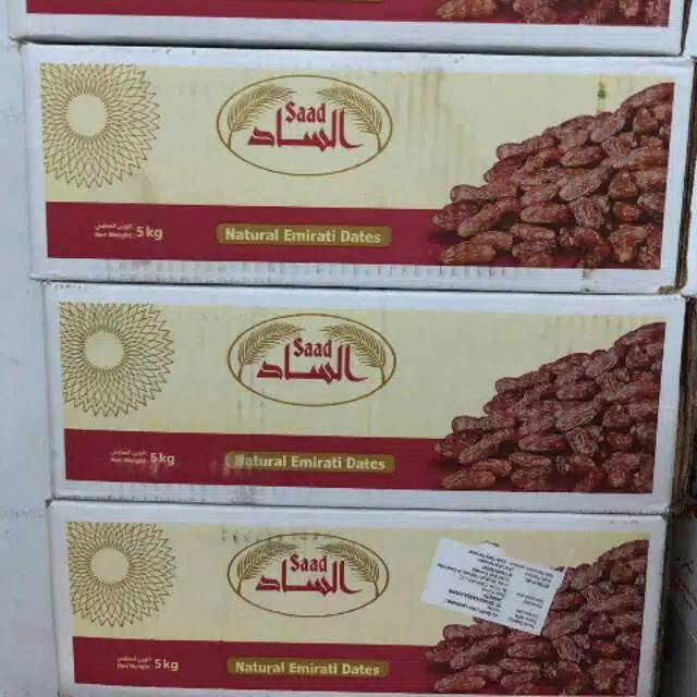 

Kurma Saad KHALAS 500GR FREE BOX exp 2025