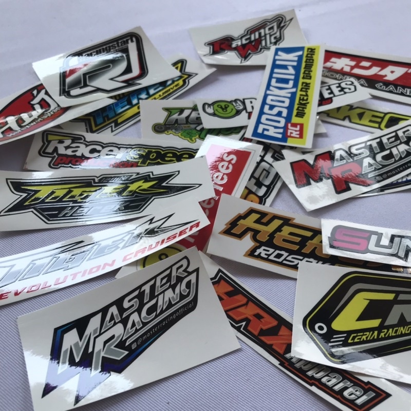 Stiker Motor Honda Gank - Isi 21- Racing Hell/ Rosok Cilik / Fake CB