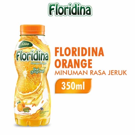 MINUMAN FLORIDINA ORANGE BOTOL 350 ML