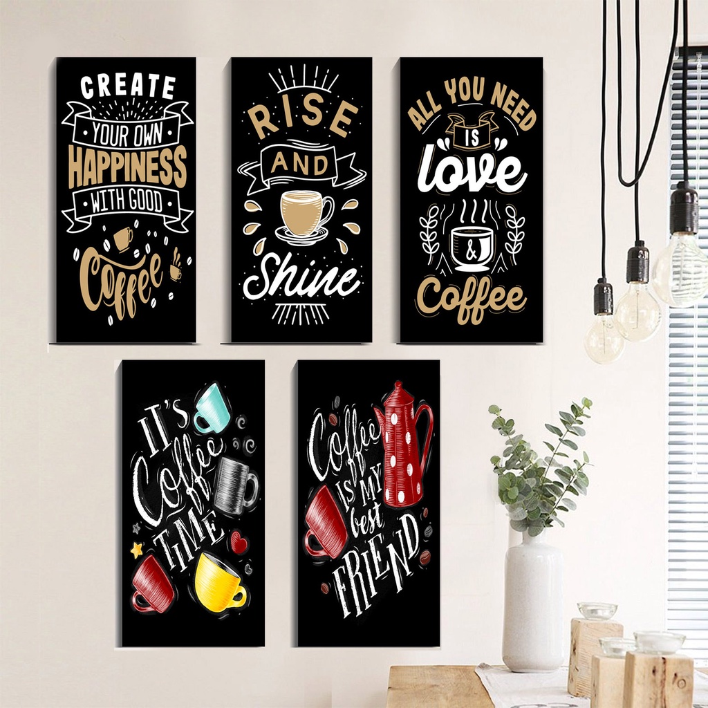 Hiasan Dinding Dapur Kopi Dekorasi Cafe Poster Aesthetic Pajangan dinding