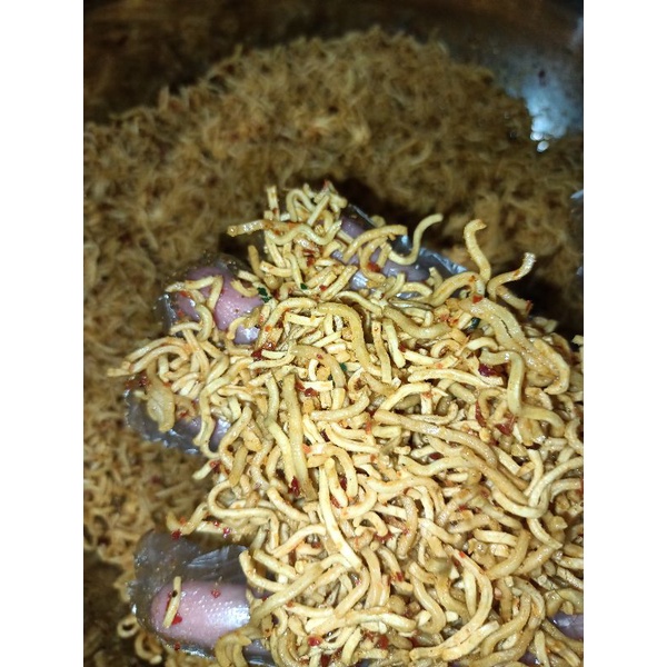

mi kering mercon daun jeruk