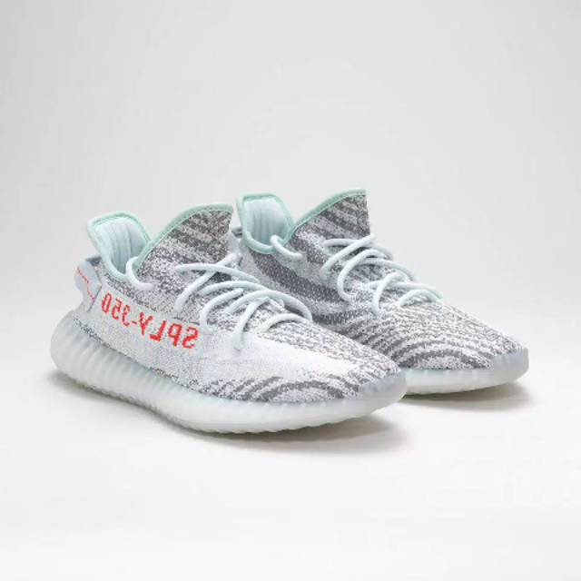 ADIDAS Yeezy Boost V2 SPLY 350 Blue Tint High Premium Original Sneaker Adidas Sepatu Olahraga