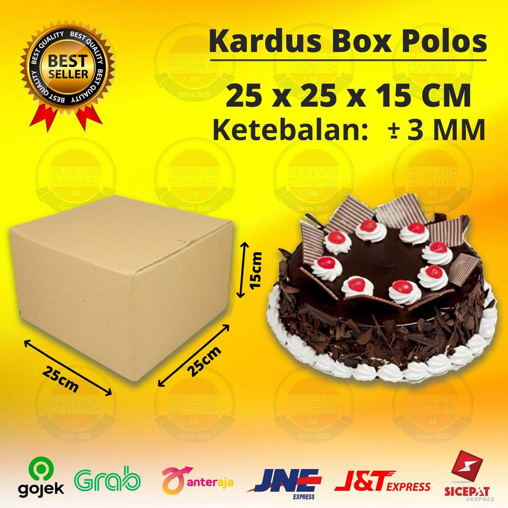 

Kardus Karton Box 25x25x15 CM Kotak Dus Packing Polos