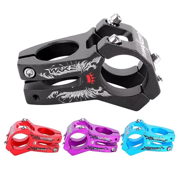 STEM SEPEDA MTB ALLOY OVERSIZE STEM WAKE WARNA - UNGU