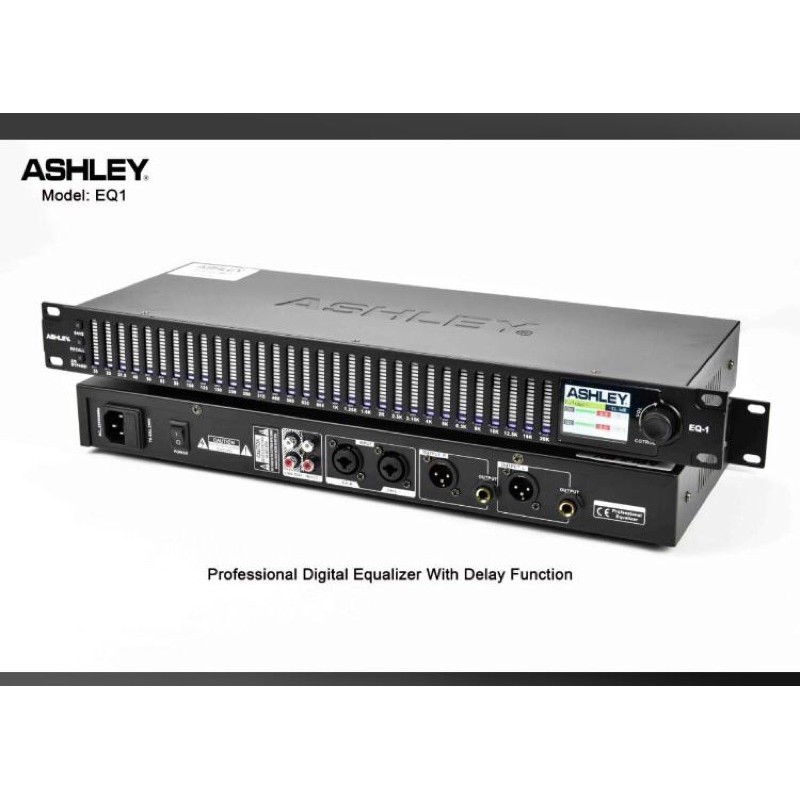 EQualizer Ashley EQ1 Original EQ 1 Ekualiser terbaik with delay fungsi professional