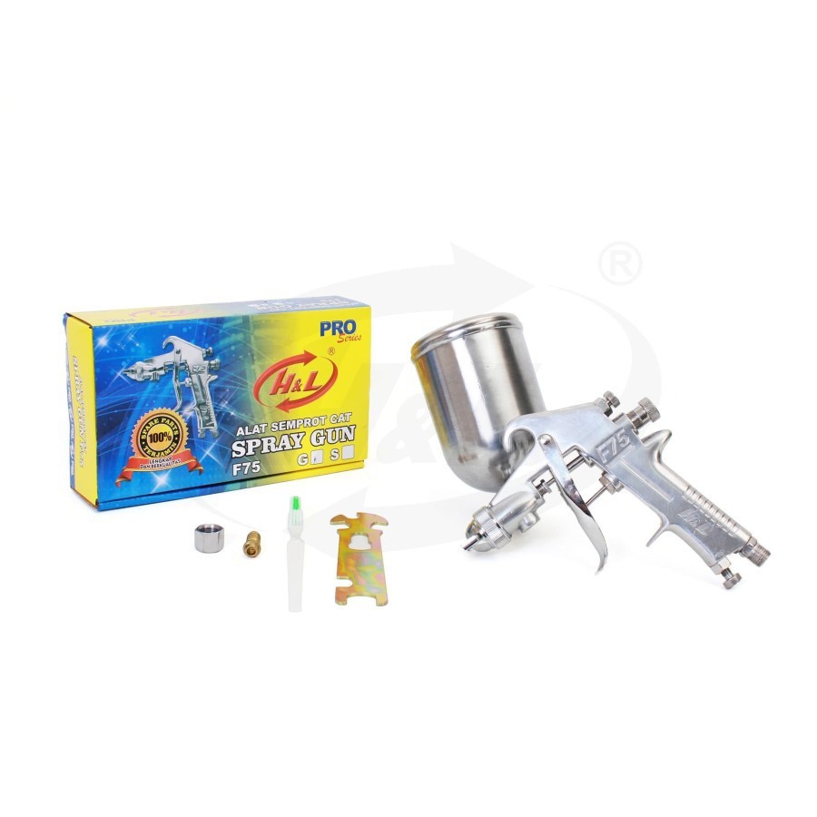 Spray Gun F75 G H&L PRO - Spoit F 75 - Alat Semprotan Cat F 75 G HNL / Spoit Diko F75 G HNL Makassar