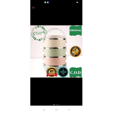 RANTANG PANCI 4 SUSUN STAINLESS KARAKTER PLASTIK