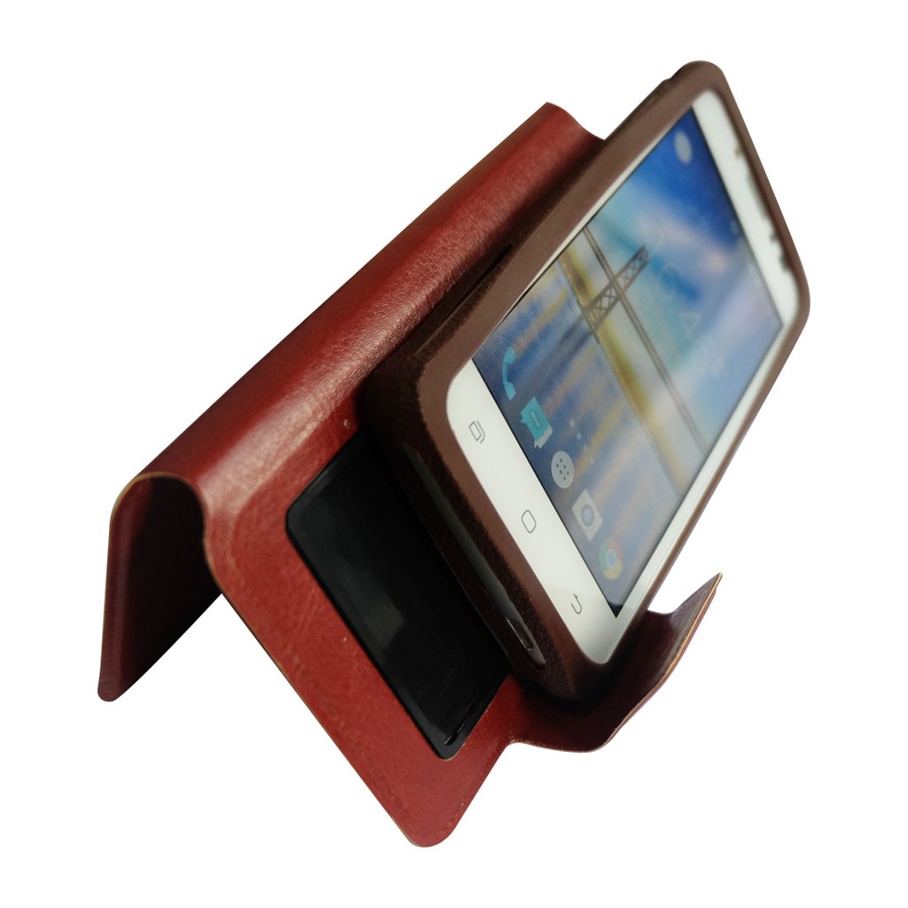 Leather Case Universal for Smartphone 3.5 - 5 Inch / Slide Up - Colour