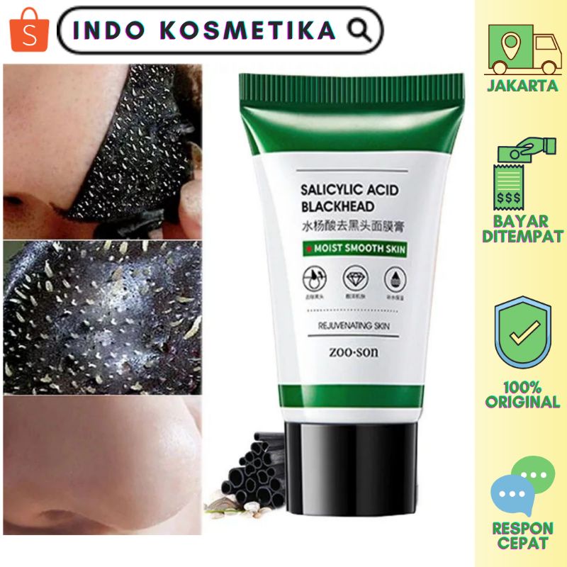 (ORIGINAL) MASKER PENCABUT KOMEDO SALICYLIC ACID BLACKHEAD MASK 40ML