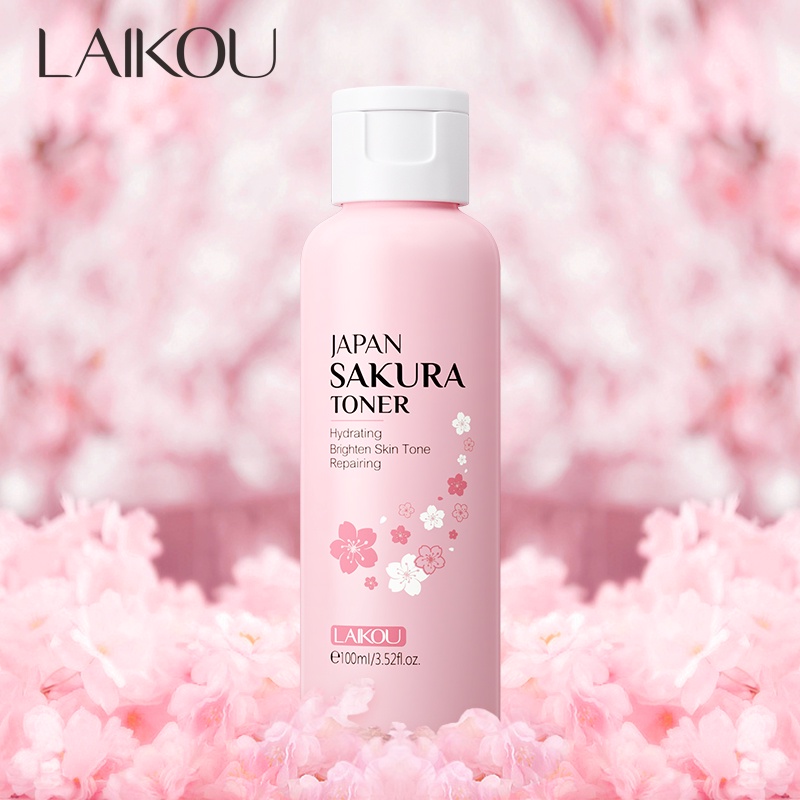 LAIKOU Sakura Glowing Serum Pembersih Menghilangkan Bintik Komedo 5pcs