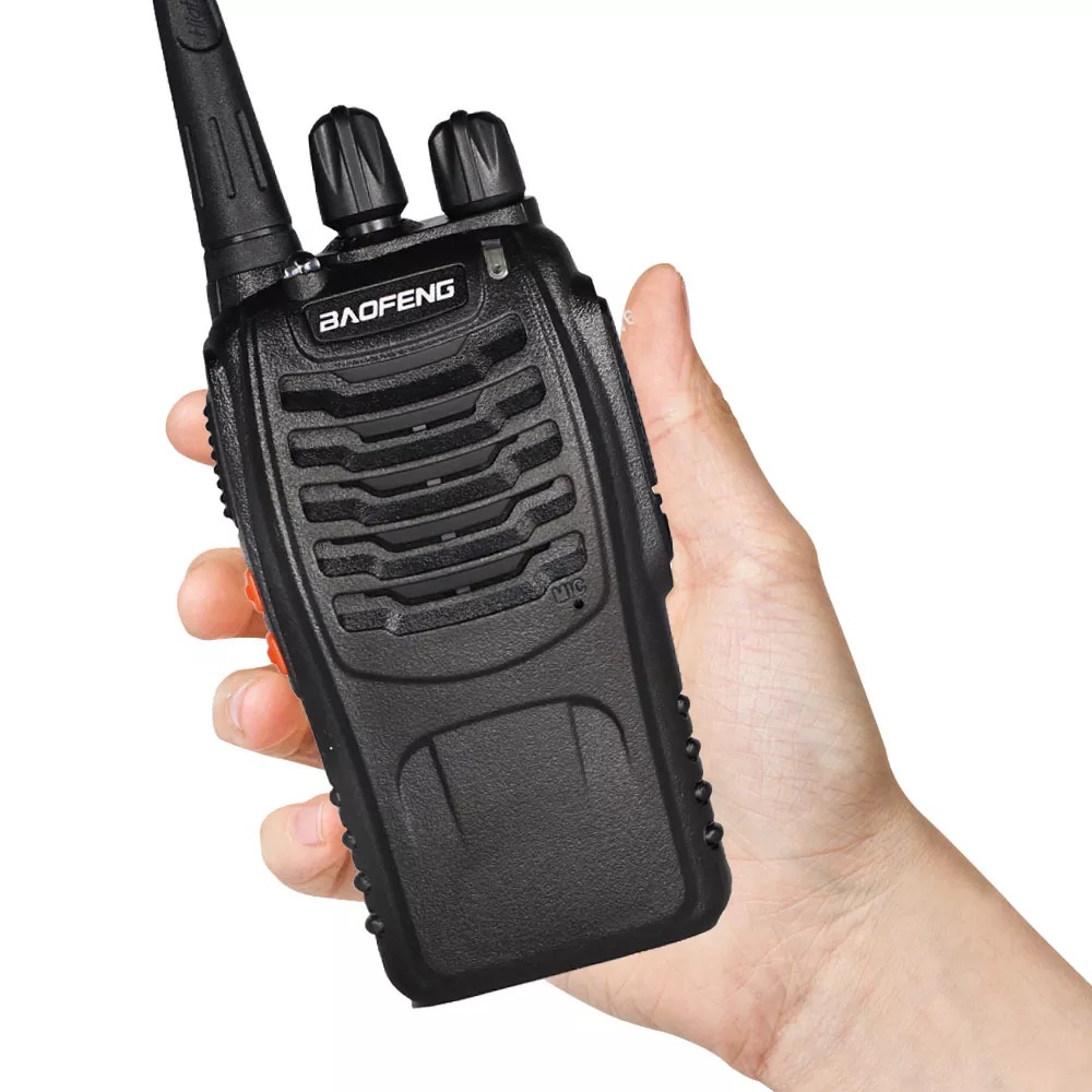 Baofeng BF888s bf888s 888s 6pcs handy talky walkie talkie perangkat outdoor radio komunikasi dengan senter UHF 400-470MHz 3000mAh + Earset [Earphone]