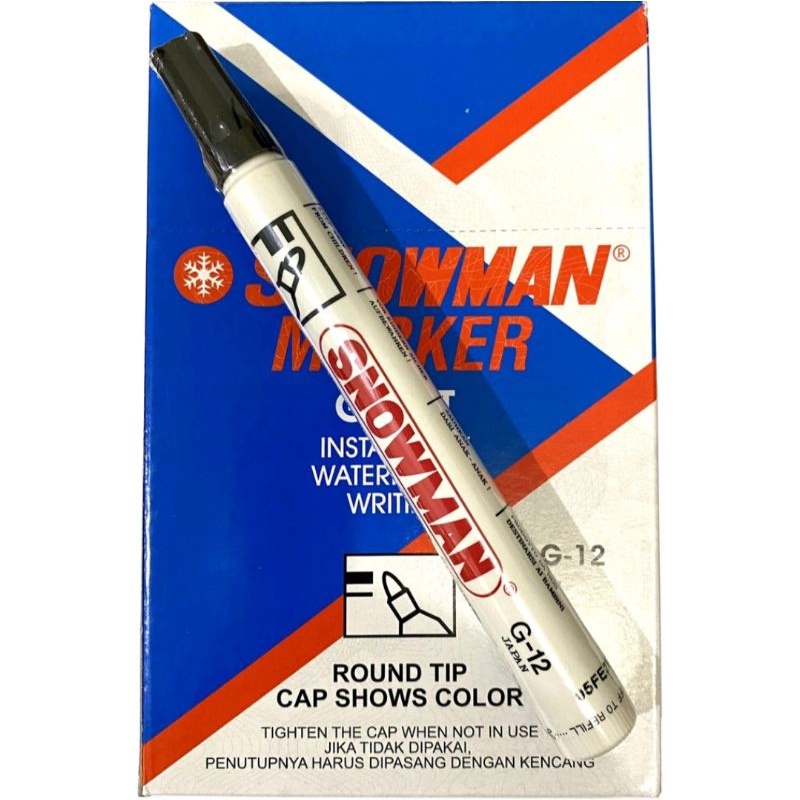 

SPIDOL SNOWMAN MARKER (NO.G-12) ISI 12 PCS
