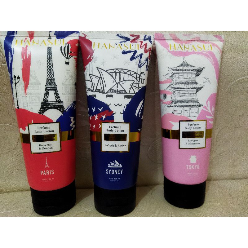 HANASUI BODY LOTION PERFUME 180 ML / HANASUI BODY LOTION  / HANASUI / BODY LOTION