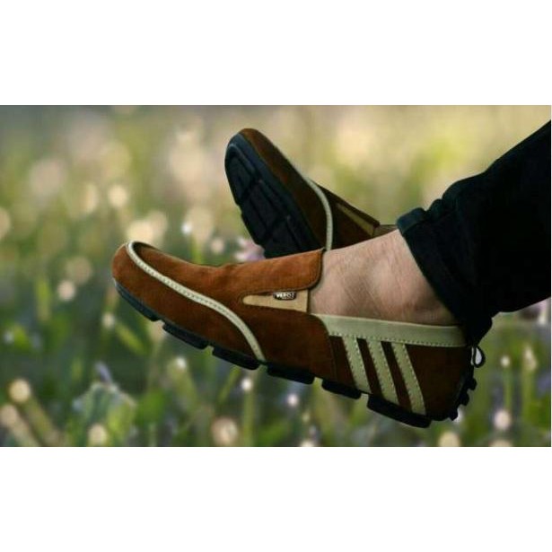 BIG SALE !! Sepatu Slip On Pria Adidas Dembele / Sepatu Slop Cowok / Sepatu Slop Murah