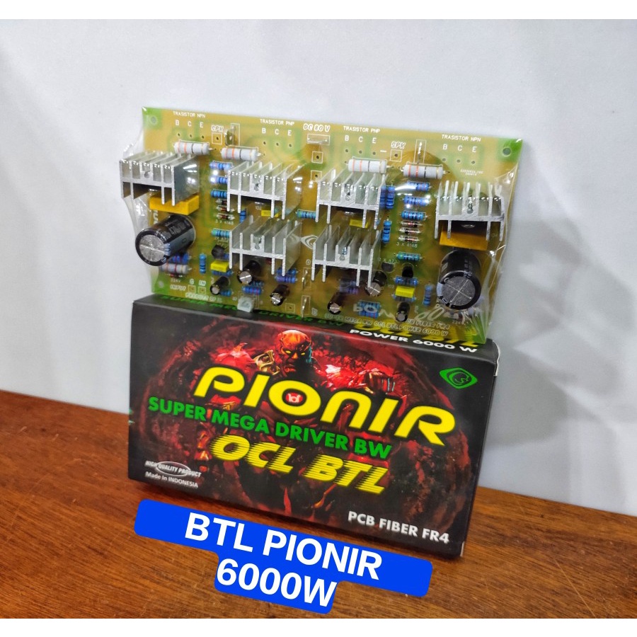 Kit Driver Power Mono BTL Pionir 600W Modul Amplifier PCB Fiber