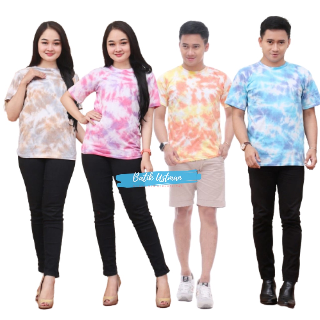 Kaos Tye Dye Murah High Quality Untuk Laki laki Dan Perempuan