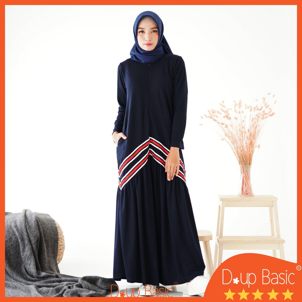 DUPBASIC GAMIS KAOS BERYL - Gamis Syari Terbaru Gamis syari Busui Friendly Gamis Kaos Gamis Casual