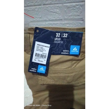 celana Cargo Crater size 32