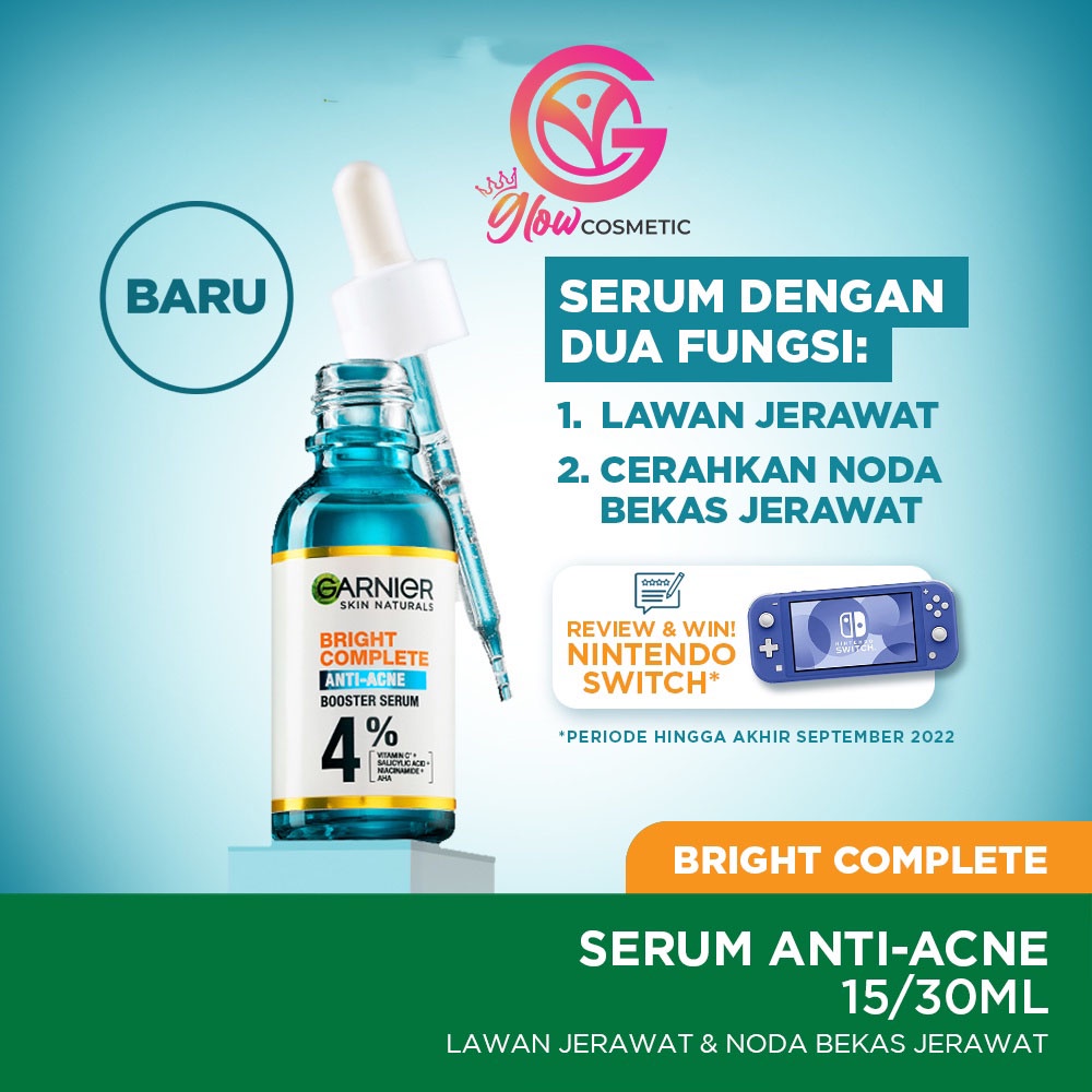 GARNIER BRIGHT COMPLETE ANTI-ACNE BOOSTER SERUM -GC