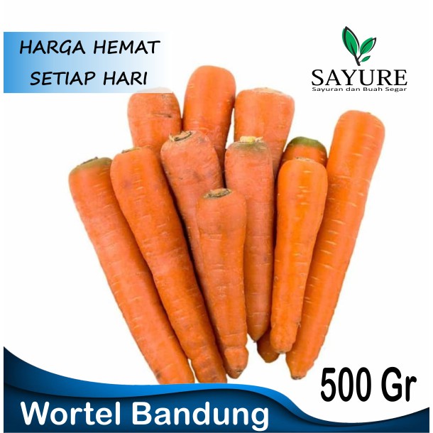 WORTEL BANDUNG LOKAL FRESH 500 GR
