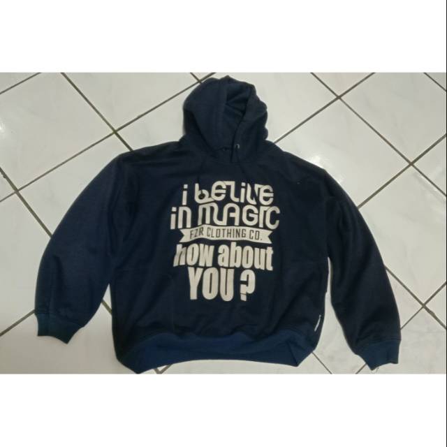 (PRELOVED) Sweater Hoodie Oversize Distro FZR