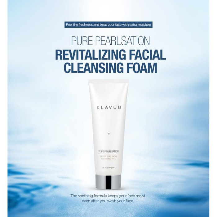 ❤️Glamouroseshop❤️ KLAVUU BPOM Revitalizing Facial Cleansing Foam 130ml