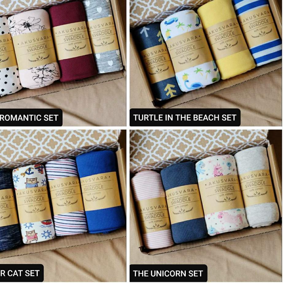 HOT Product Swaddle AKUSVARA Banyak Motif (Dijual satuan) - Swaddle/Bedong/Selimut ✈