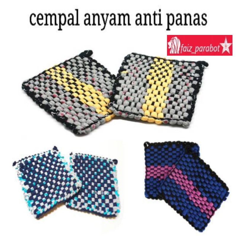 CEMPAL ANTI PANAS /TATAKAN ANTI PANAS MOTIF POLOS