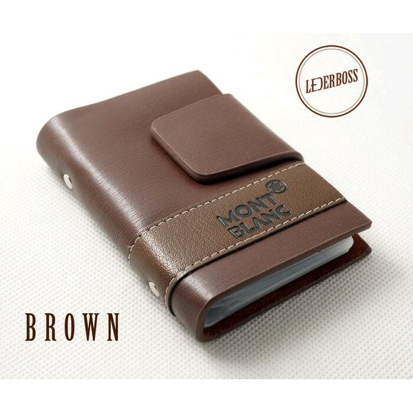 TERMURAH -    DOMPET kulit kartu nama mont blanc