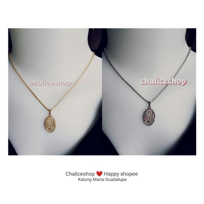 Kalung Maria Guadalupe Titanium