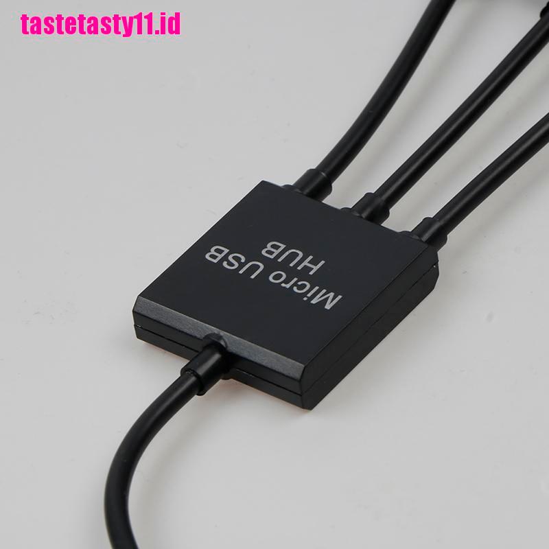 (TTID) Kabel Adapter OTG 3 in 1 Power Supply Micro USB