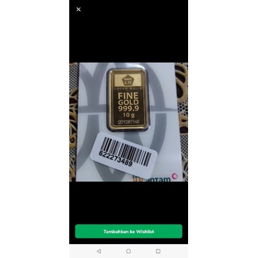 Logam Mulia Antam 10 gram